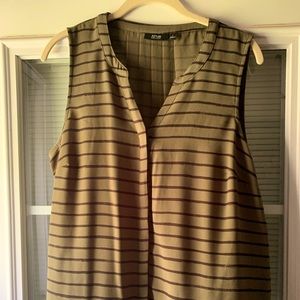 Women’s Sleeveless Olive Green